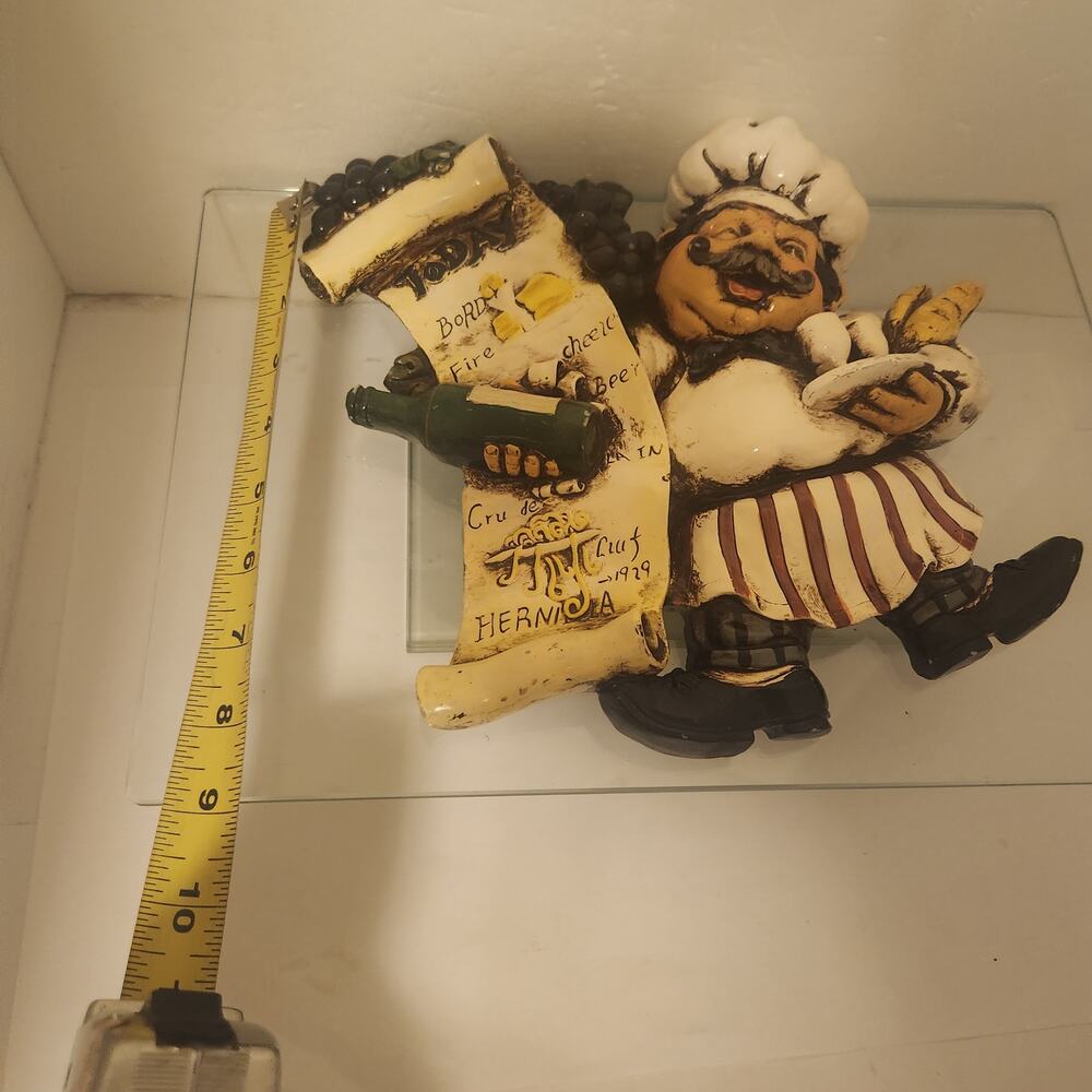 Vintage Bistro Chef 3D Resin Wall Plaque
